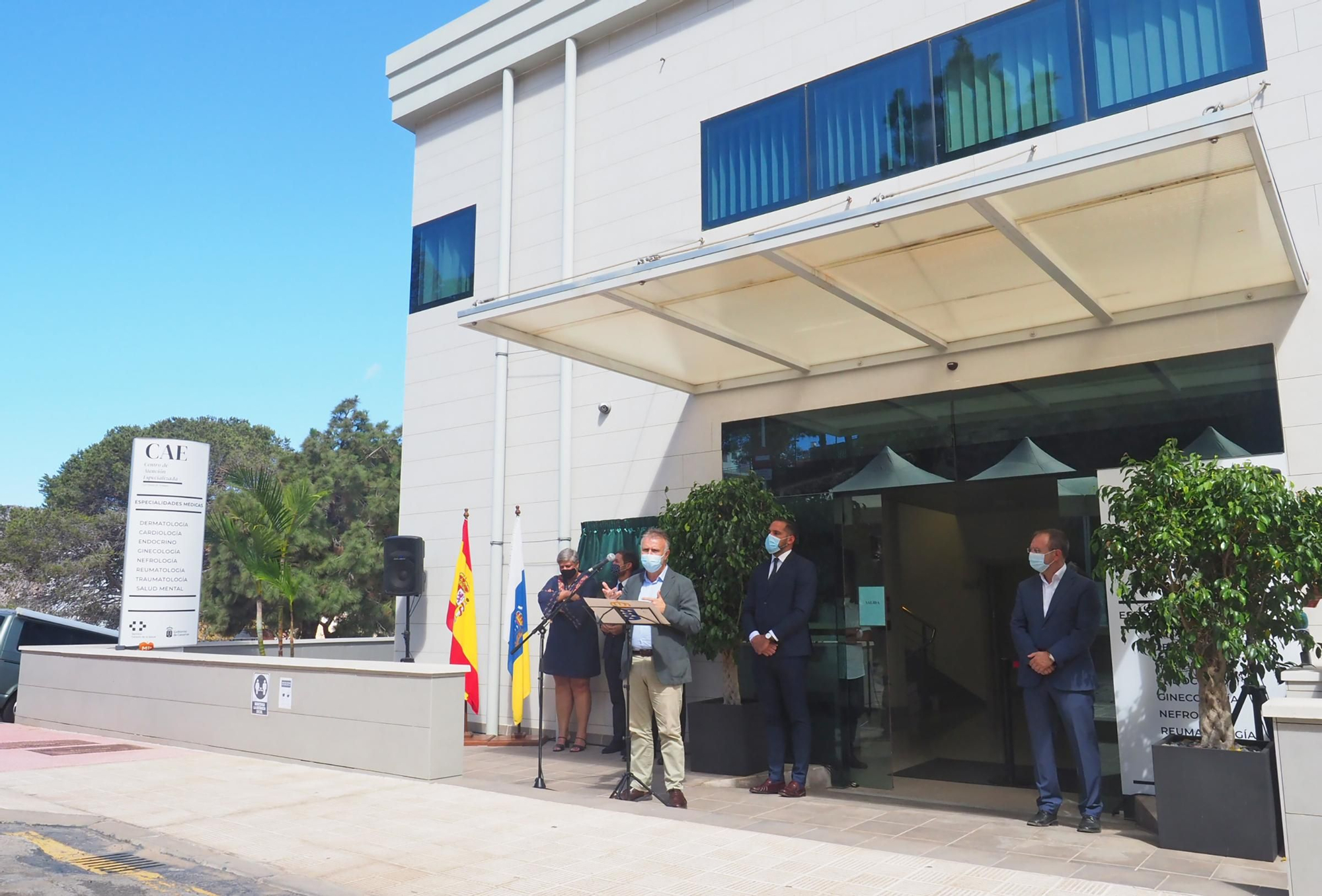 Intervención del presidente del Gobierno de Canarias.