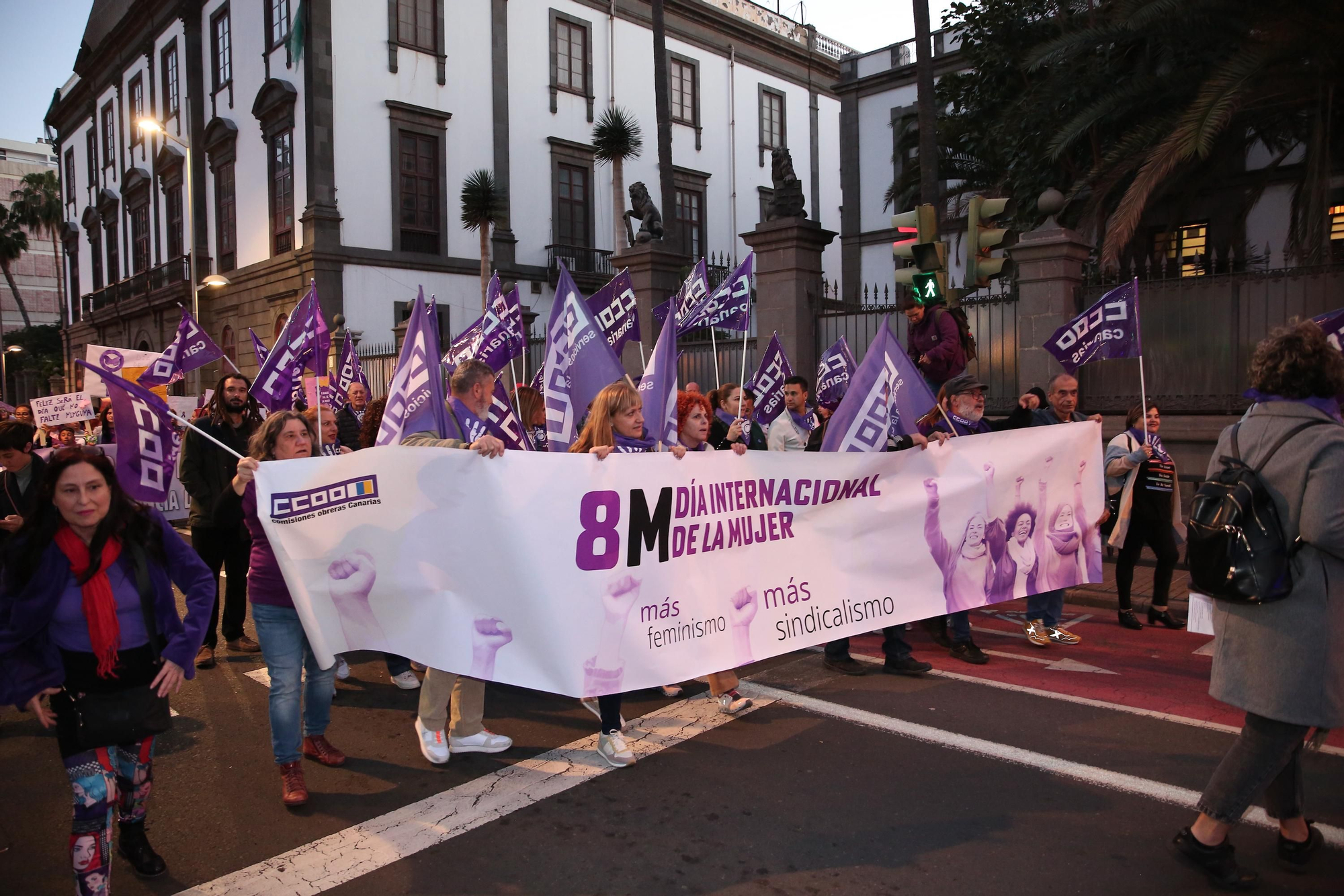 Así se vivió el 8M en Gran Canaria