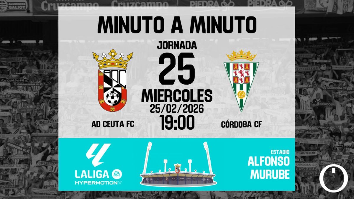 Minuto a minuto: Ceuta - Córdoba