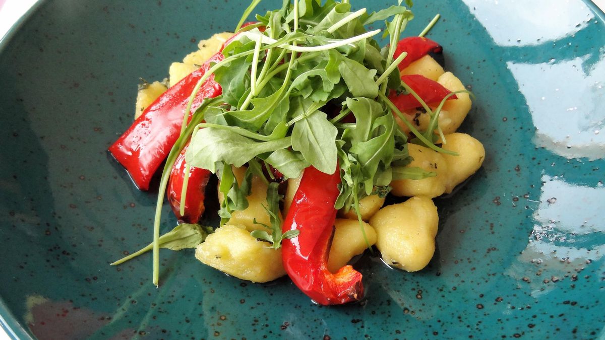 Ensalada de pasta gnocchi