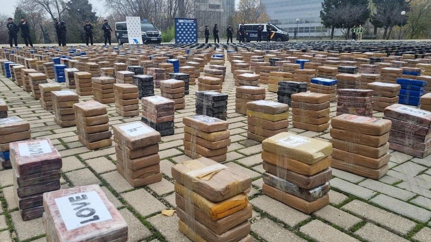 El mayor alijo de cocaína intervenido en Galicia: 7.500 kilos entre atún congelado marcados para cuatro organizaciones