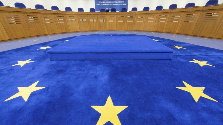 Vista general del salón de asambleas del Tribunal Europeo de Derechos Humanos, en Estrasburgo (Francia). EFE/Patrick Seeger/Archivo