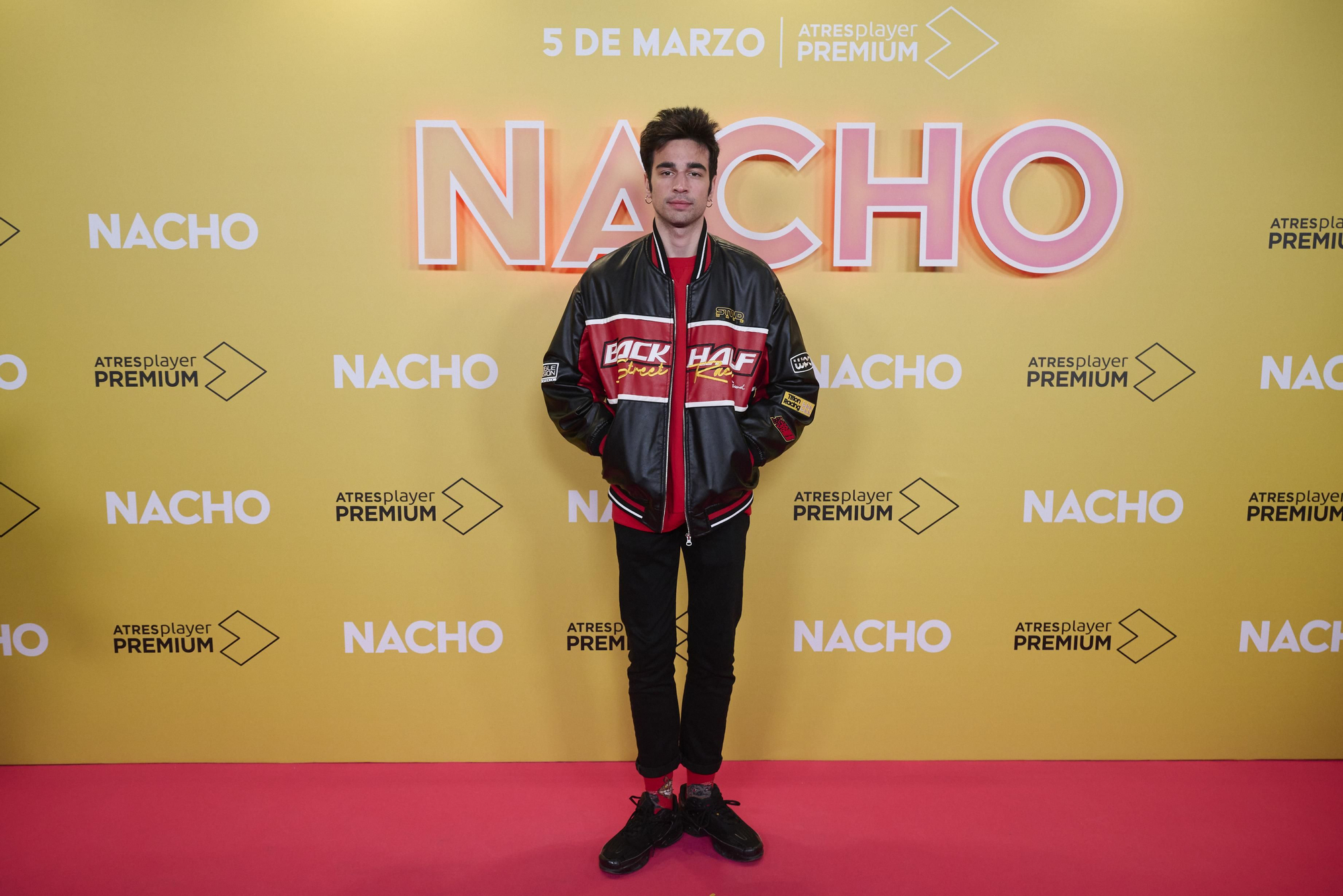 Daniel Arias en la première de 'Nacho'