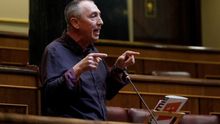 El diputado de Compromís, Joan Baldoví, en una imagen de archivo en el Congreso.