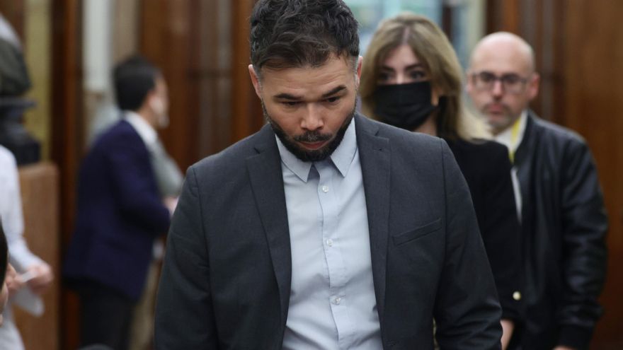 El portavoz de Esquerra Republicana (ERC) en el Congreso, Gabriel Rufián.