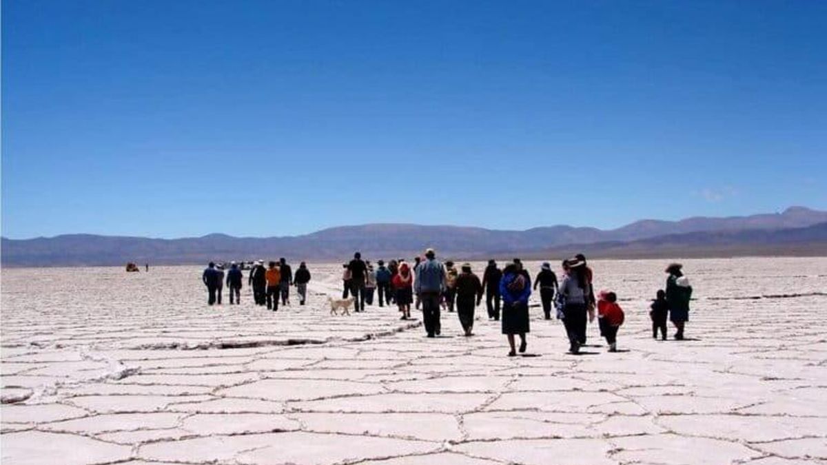 Comunidades de Las Salinas, en la provincia de Jujuy, una de las que más desarrolla la minería de litio. Foto: cortesía Clemente Flores