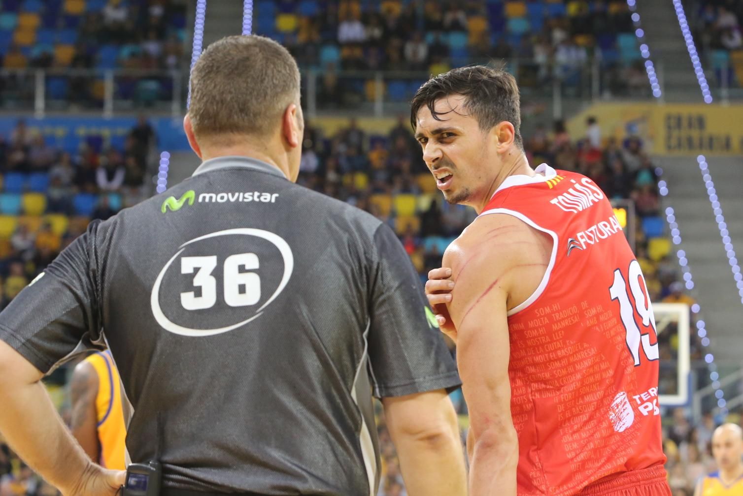 Imagen del encuentro Herbalife Gran Canaria - ICL Manresa. (Alejandro Ramos).