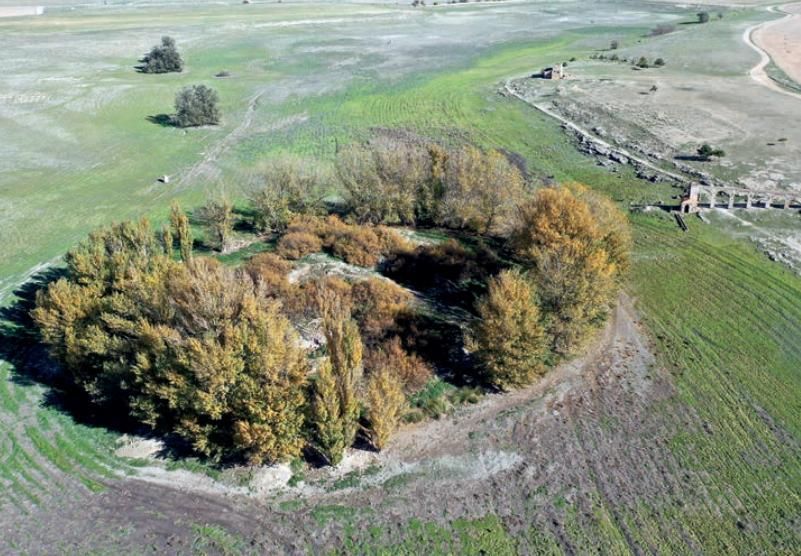 Lugar donde se encuentra el yacimiento arqueológico de El Acequión, la primera motilla que fue declarada BIC en Castilla-La Mancha