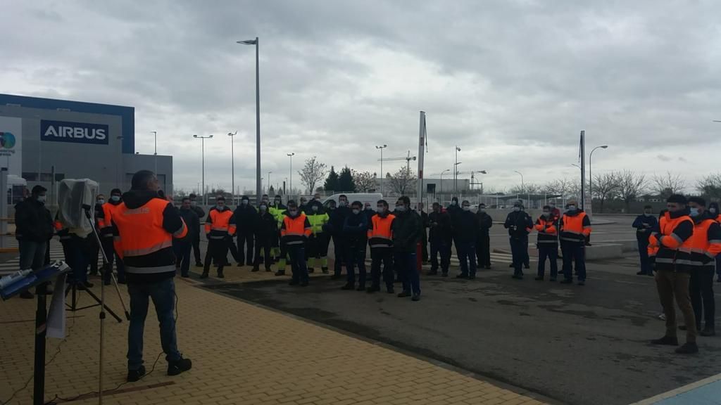 Concentración Airbus Illescas