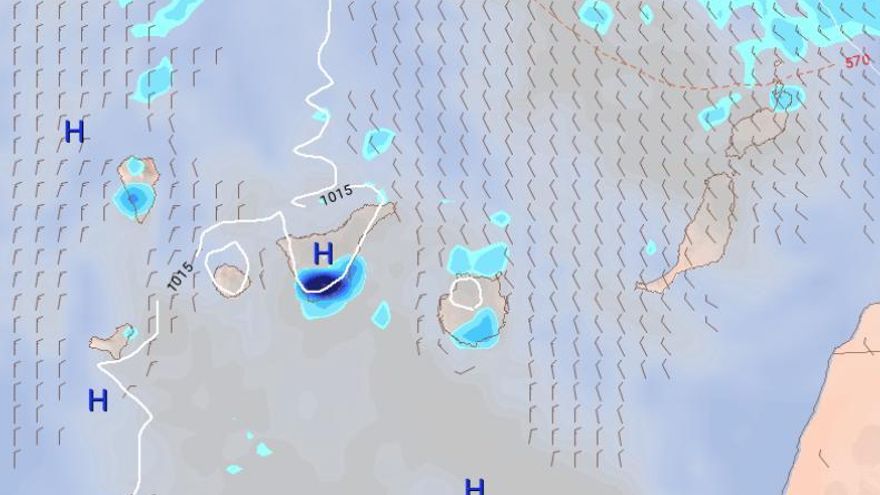 Canarias queda al margen de la dana que barrerá la Península, pero también recibirá lluvias