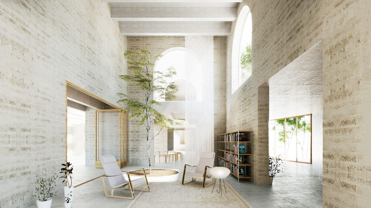 Estudi de disseny de PERIS+TORAL, un estudi d’arquitectura que dona suport al projecte.