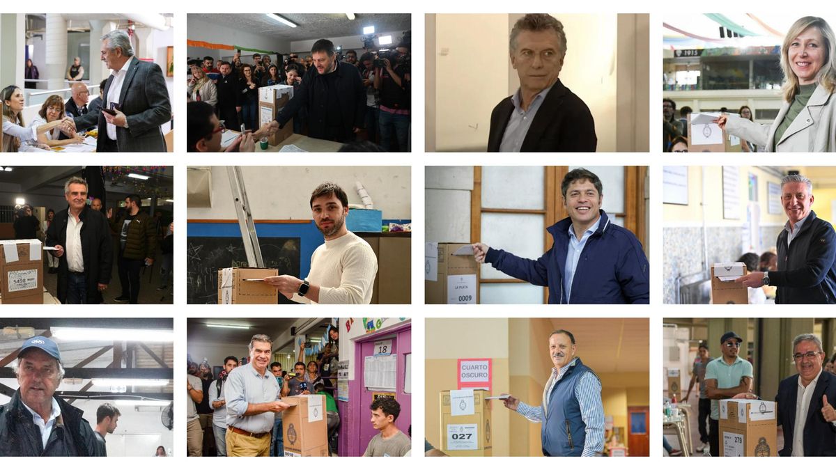 Así votaron candidatas, candidatos y referentes de la política, en fotos