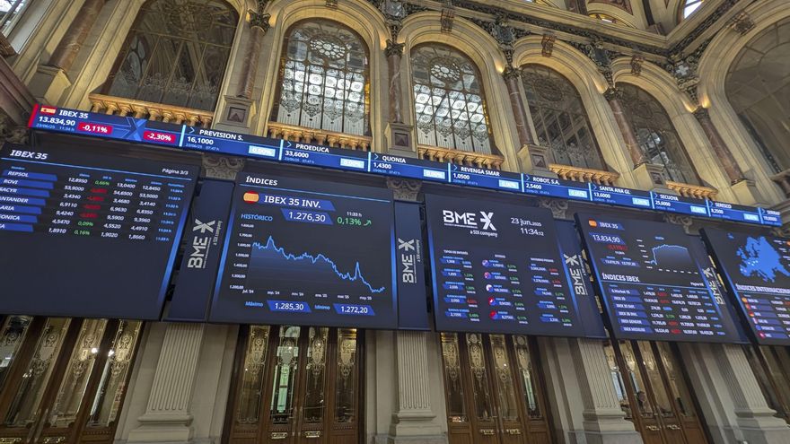 La Bolsa española baja el 0,08 % al cierre, ante el recrudecimiento del conflicto en Oriente Medio