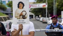 Berta Cáceres da nombre al Aula Verde de la capital oscense.