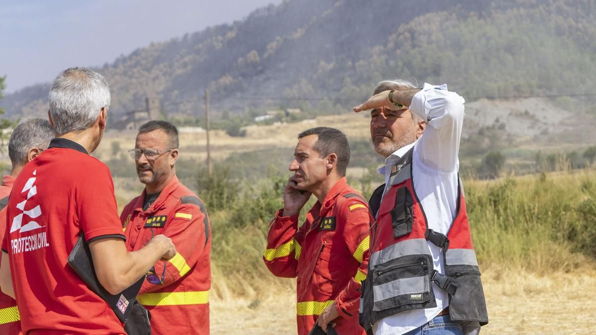 Pueblos afectados por el incendio de Riglos piden investigar al Gobierno de Aragón por las obras de la A-132