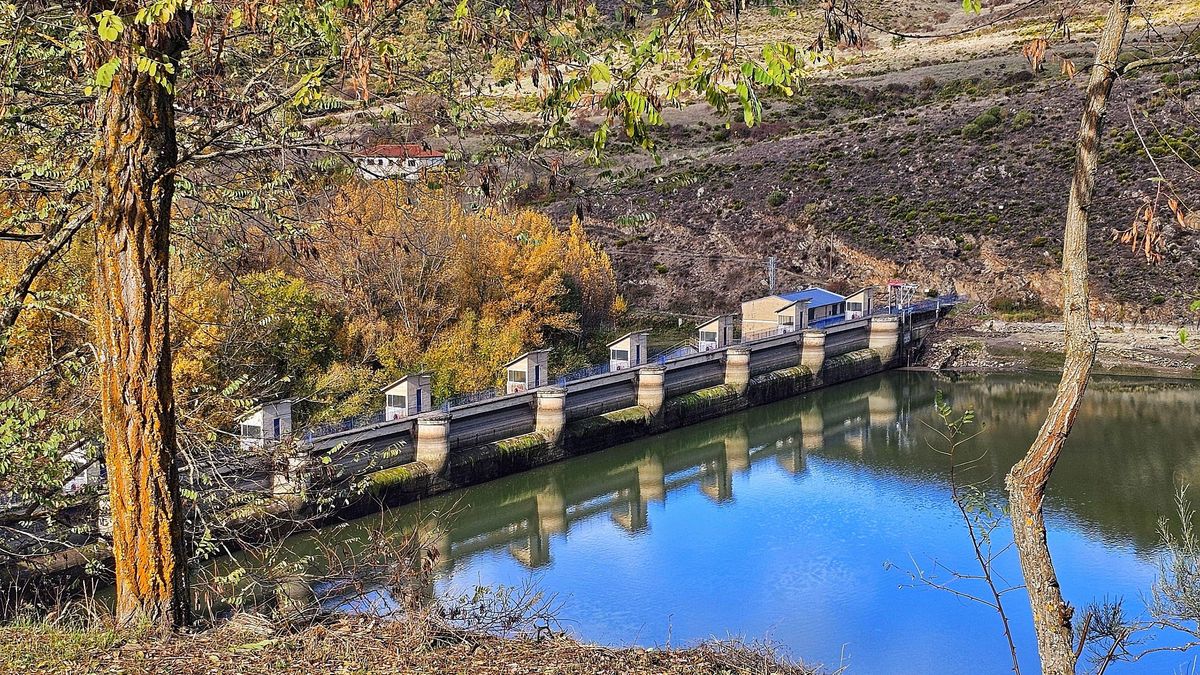 El embalse de Selga de Ordás.