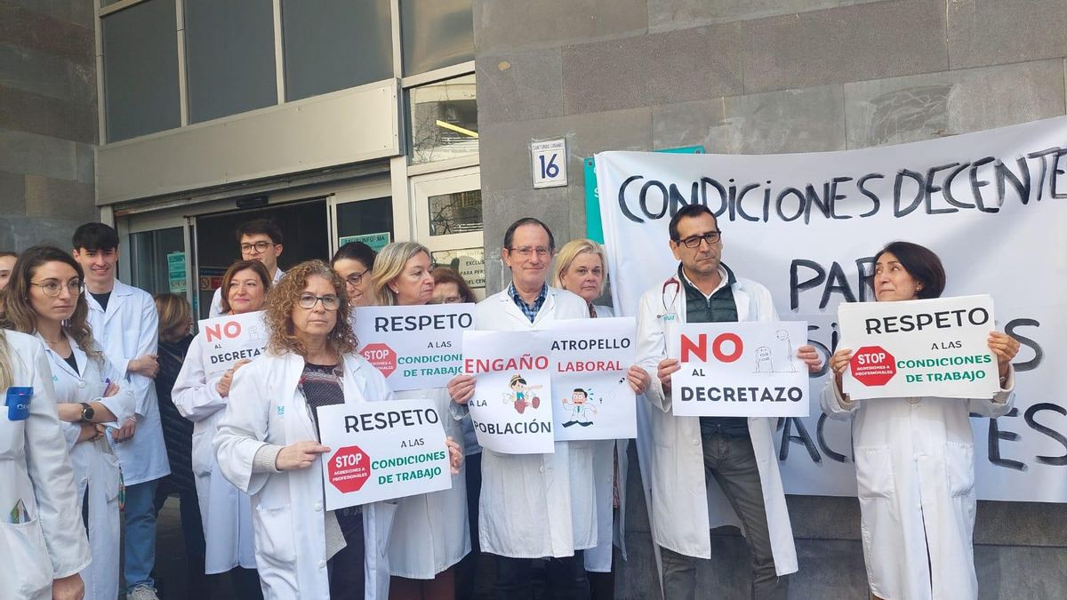 Concentración en centro de salud San José