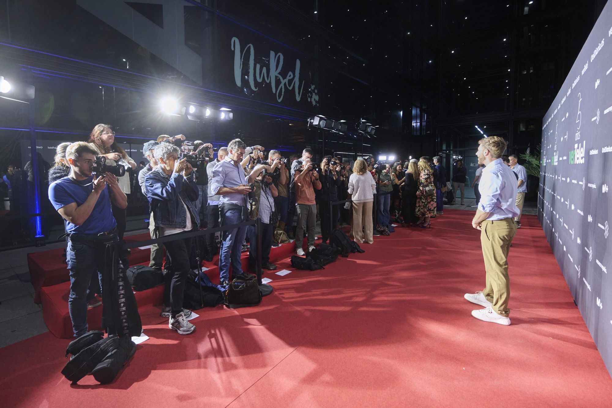 El photocall en la fiesta 25 aniversario de verTele