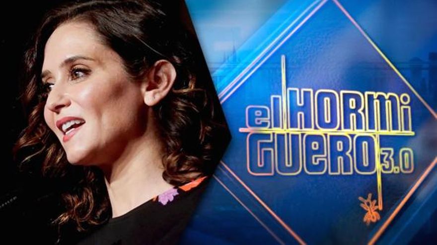 Isabel Díaz Ayuso, estrella de 'El Hormiguero' la semana que viene en su debut con Pablo Motos