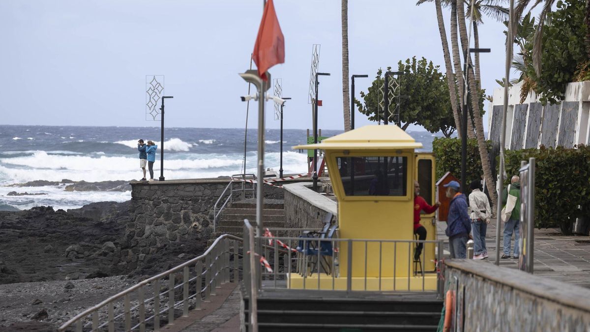 Vientos huracanados, heladas y 85 incidencias durante la noche en Tenerife por el paso de la borrasca Emilia