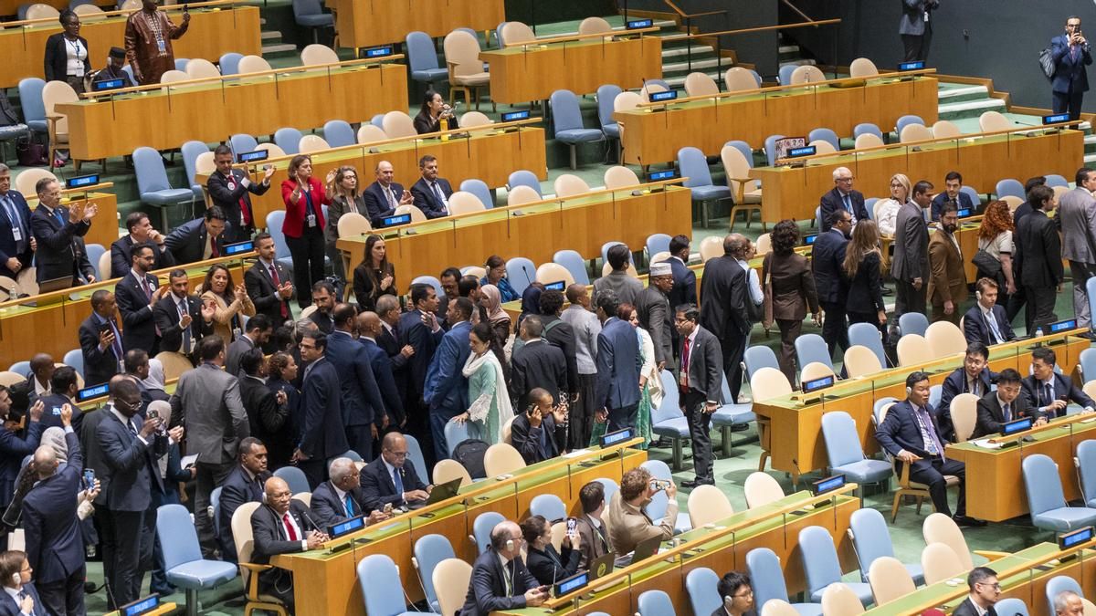 Boicot a Netanyahu en la ONU: un centenar de delegados abandonan la sala y le reciben entre abucheos