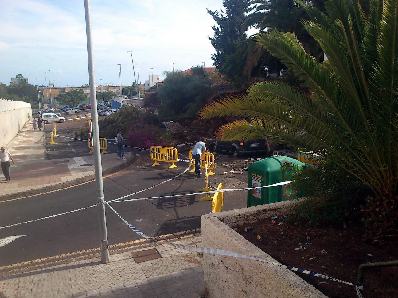 Tras el temporal, limpieza y reparaciones.