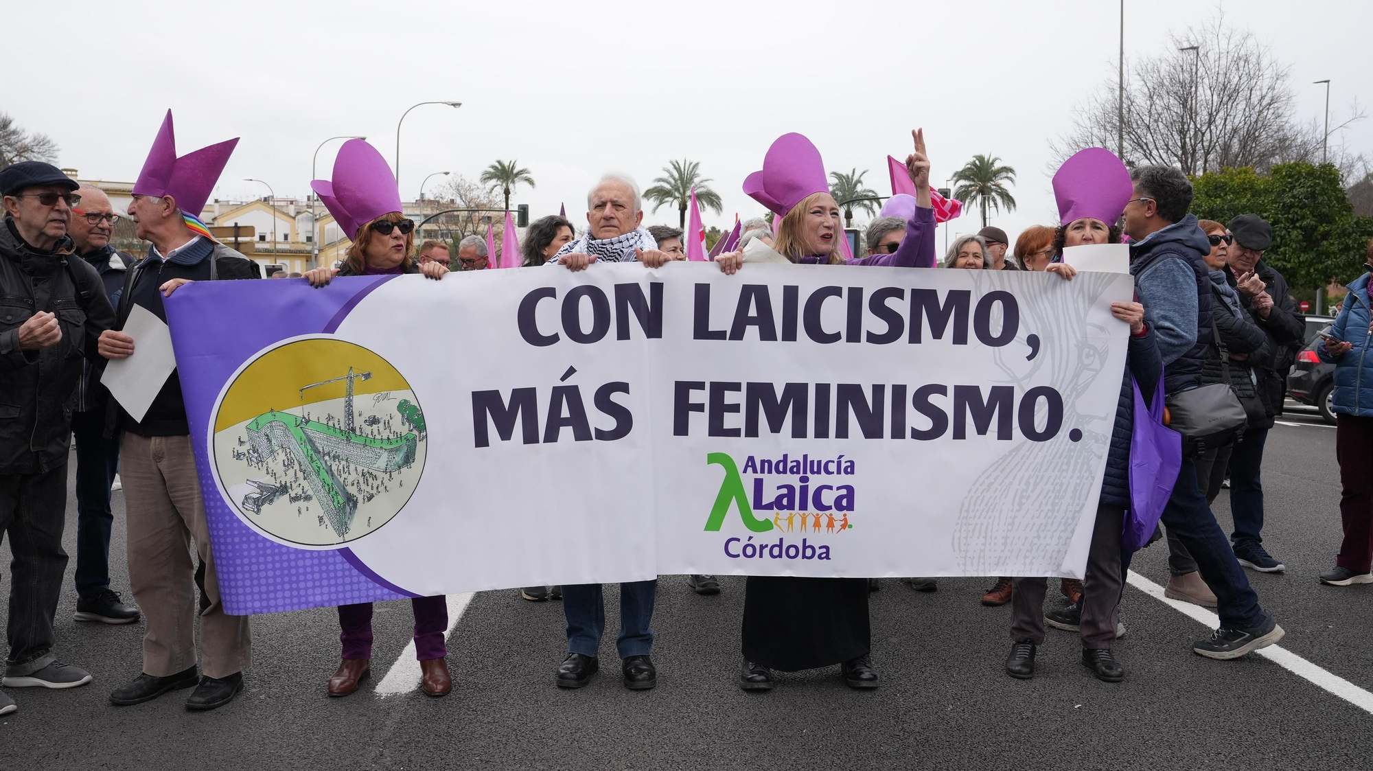 La manifestación del 8M, en imágenes