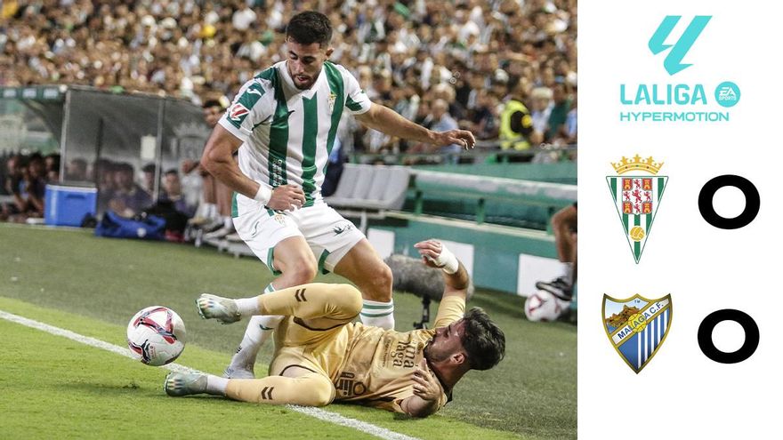 El Córdoba CF merece más ante un Málaga CF que escapa con un punto