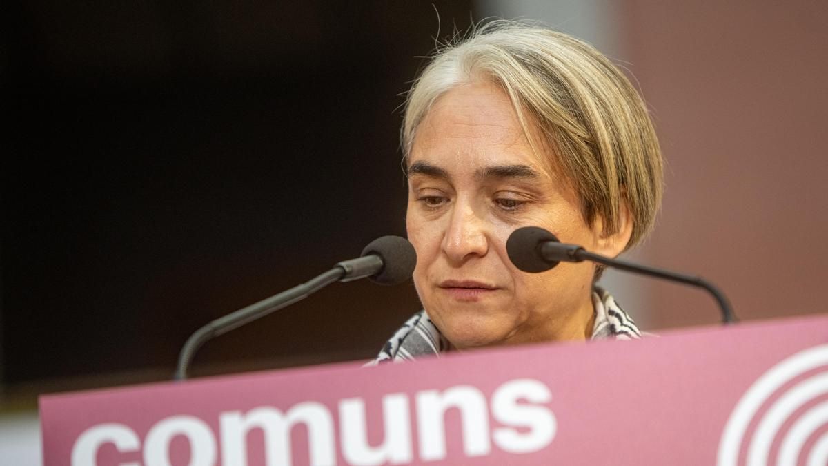 La exalcaldesa de Barcelona Ada Colau