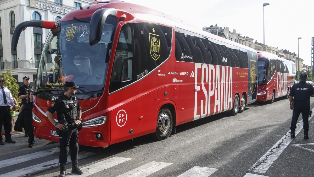 Llegada a Córdoba de la Selección Española de Fútbol Femenina