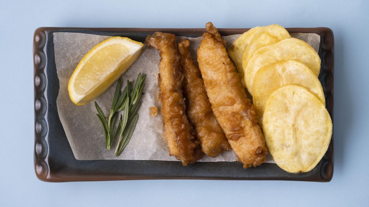 Bacalao frito con masa de sidra