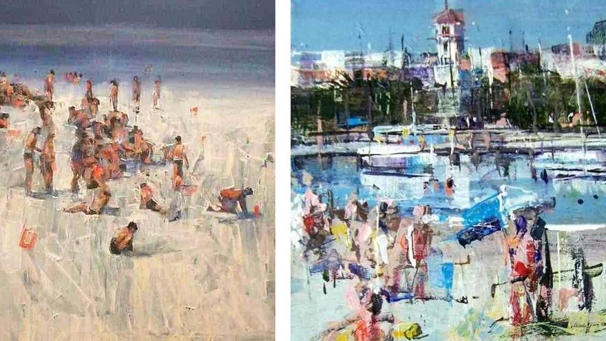 Acrílicos sobre lienzo, de José Manuel Peñalver