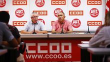 Ignacio Fernández Toxo y Pepe Álvarez.