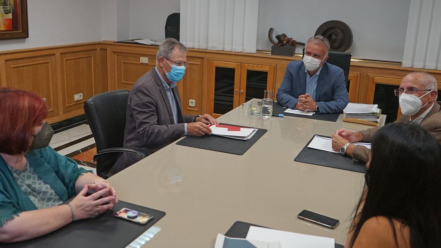 Un momento de la reunión.