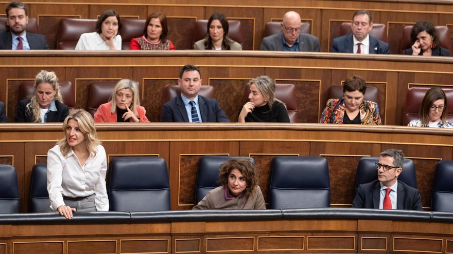 Yolanda Díaz en el Pleno del Congreso de los Diputados