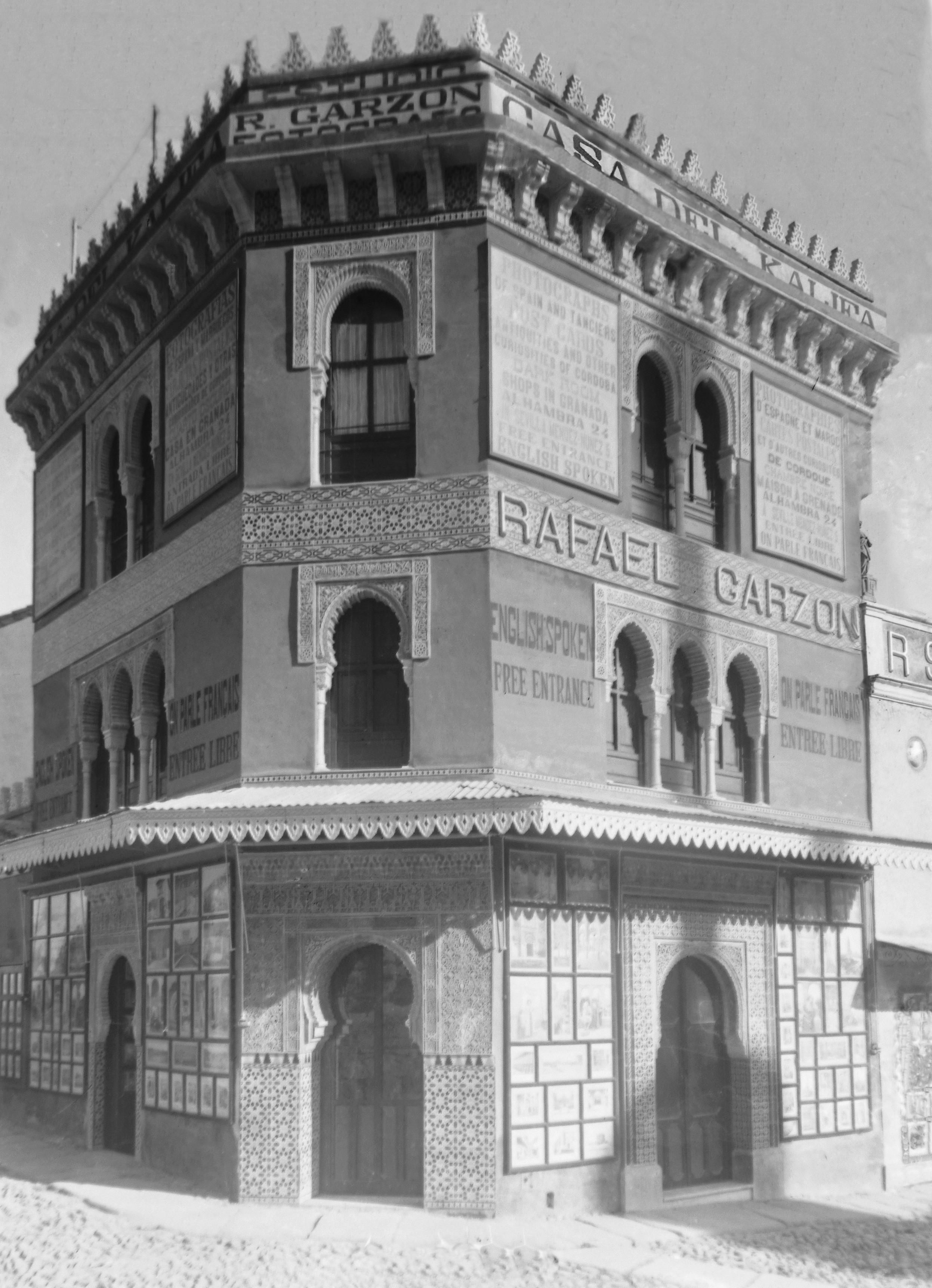 Así era la casa en la que se ubicaba el Estudio Garzón a principios del siglo XX.