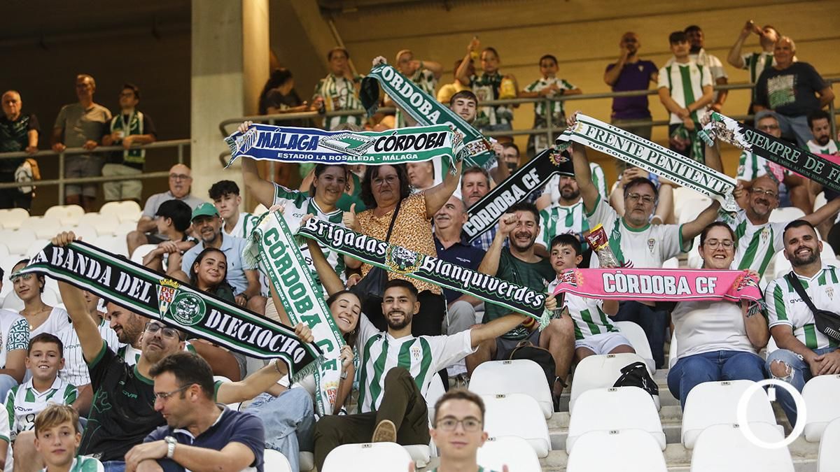 Grada Blanquiverde del Córdoba CF - Málaga CF