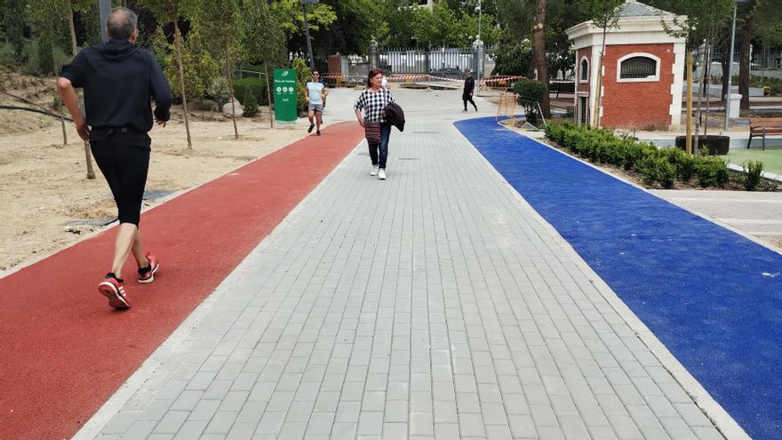 Los dos circuitos deportivos en el Parque Santander