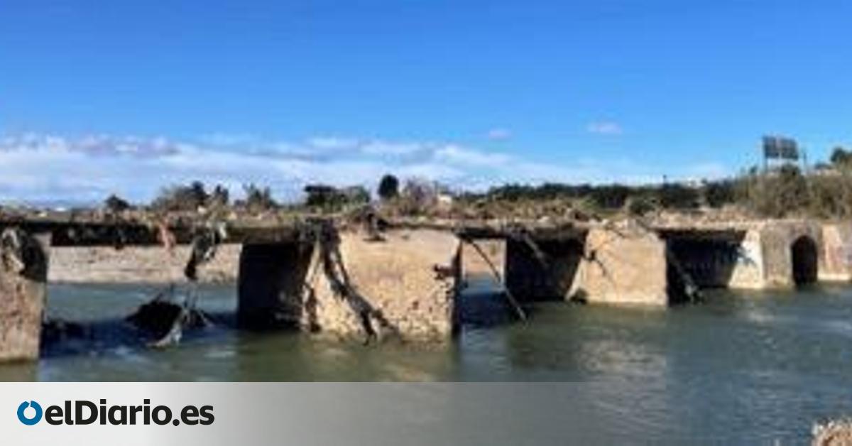El Ministerio de Transportes asume la reparación del puente histórico de Quart de Poblet dañado por la dana
