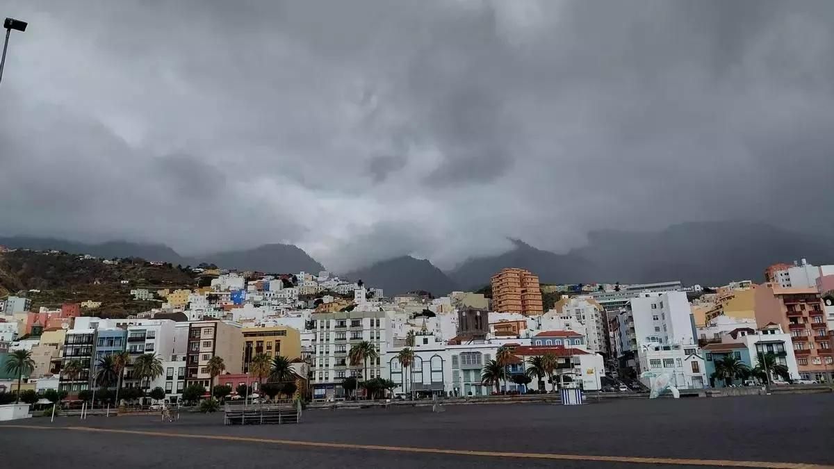Probables lluvias este martes  en La Palma en horas centrales y por la tarde