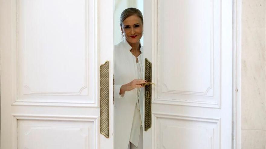 Cristina Cifuentes, el día de su dimisión.