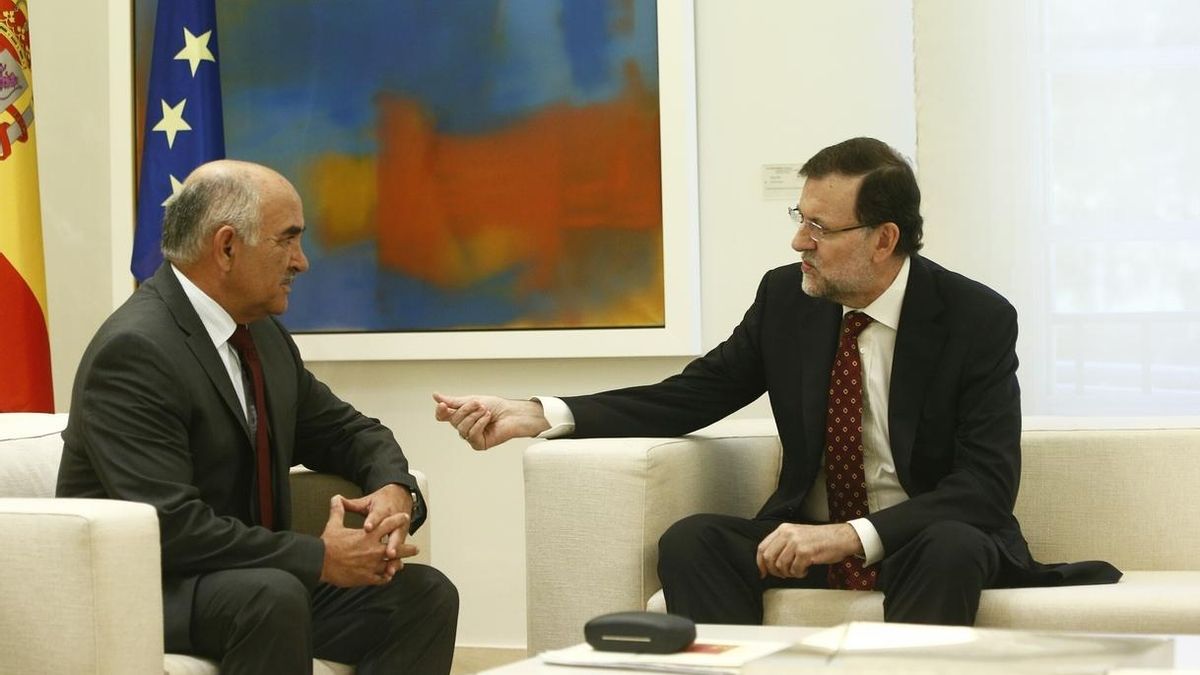 Alberto Garre y Mariano Rajoy en una foto de archivo.