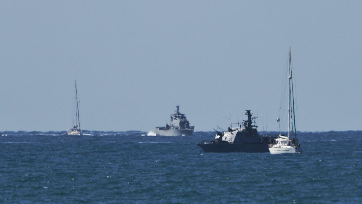 Buques de la Flotilla Global Sumud