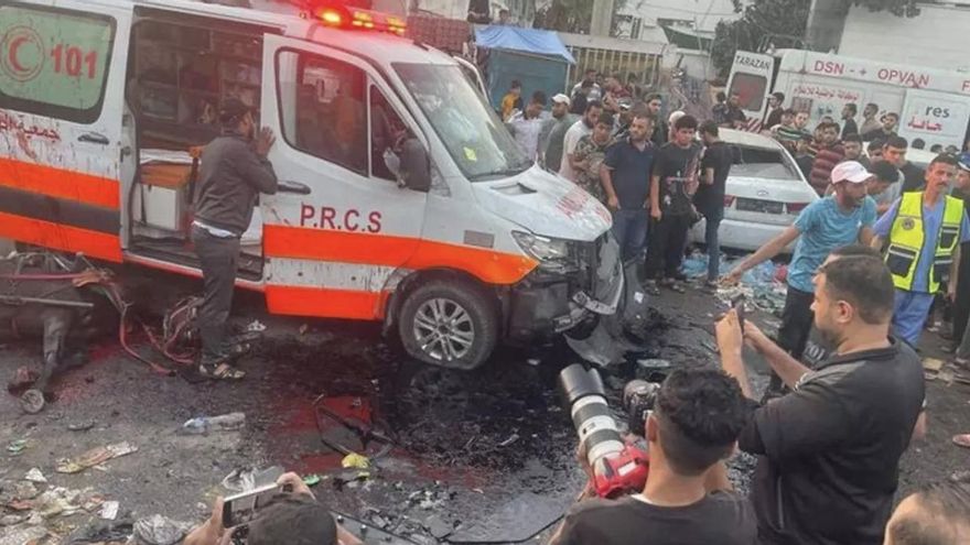 Temen por los trabajadores de salud en Gaza tras el ataque israelí contra ambulancias