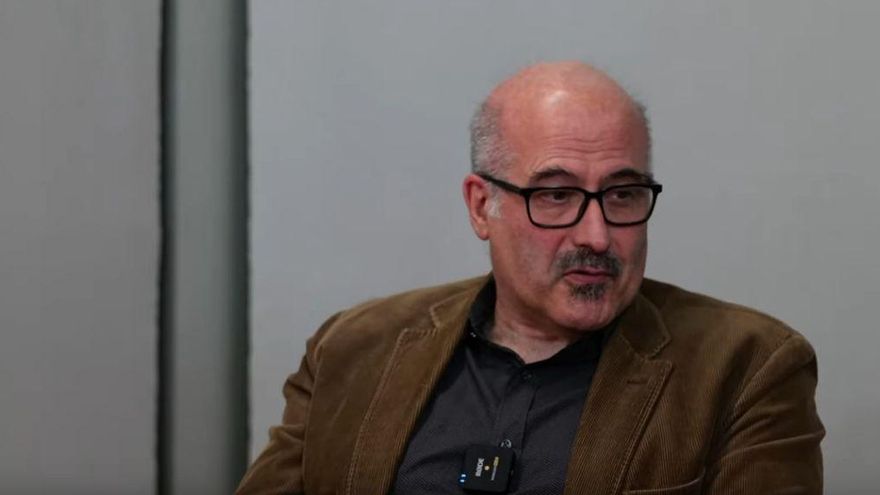 Doménec Espriu, en una captura del vídeo de la charla.