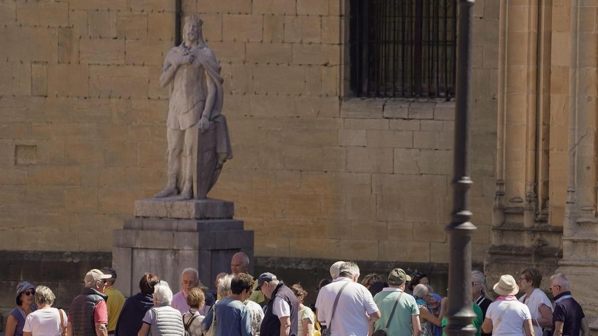 Turistas en Oviedo