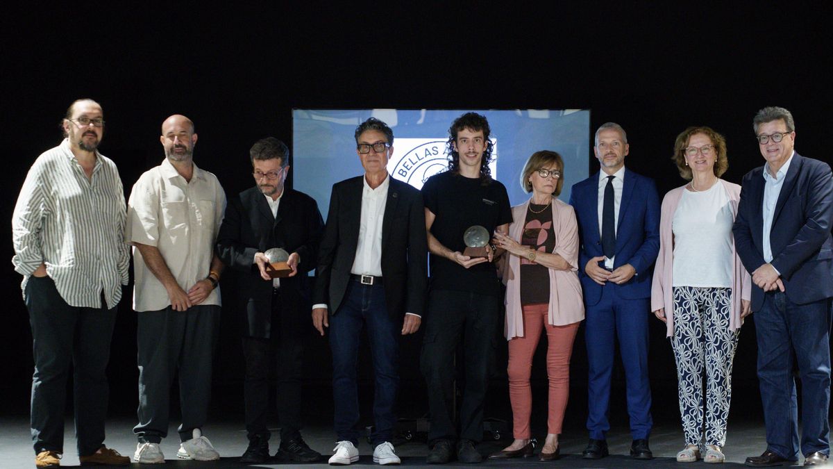 Entrega de los premios del Círculo de Bellas Artes, este miércoles.