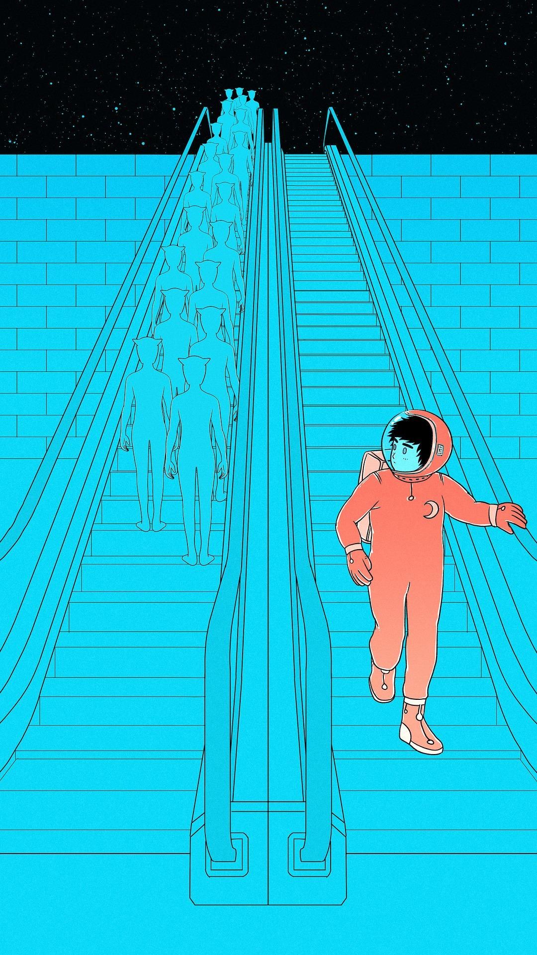 Escape existencial en los ascensores,