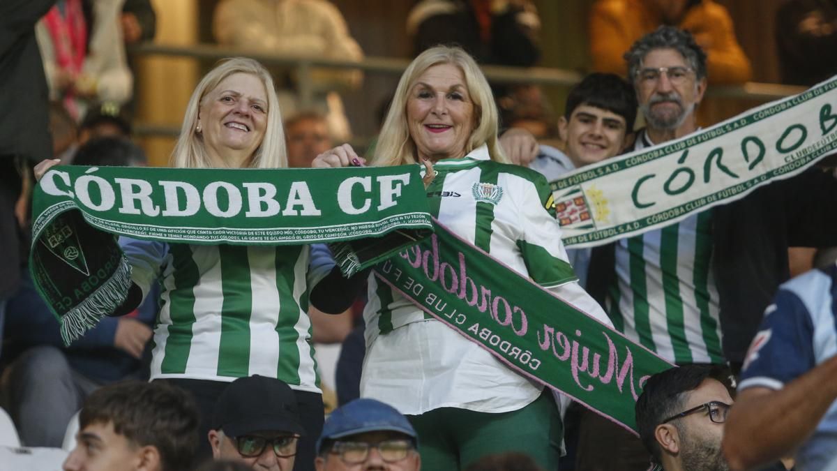 Grada Blanquiverde del Córdoba CF - RC Deportivo