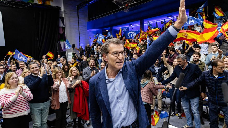 El presidente del Partido Popular, Alberto Núñez Feijóo.